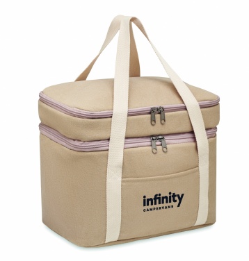 Logo trade promotional merchandise image of: Cooler bag canvas 320 gr/m²