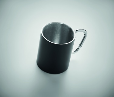 Logo trade promotional merchandise photo of: Double wall metal mug 300 ml