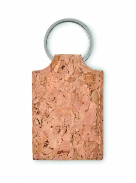 Logotrade advertising product picture of: Rectangular cork key ring Imatra