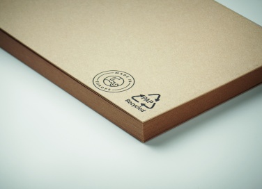 Logo trade promotional giveaways image of: Recycled paper memo block