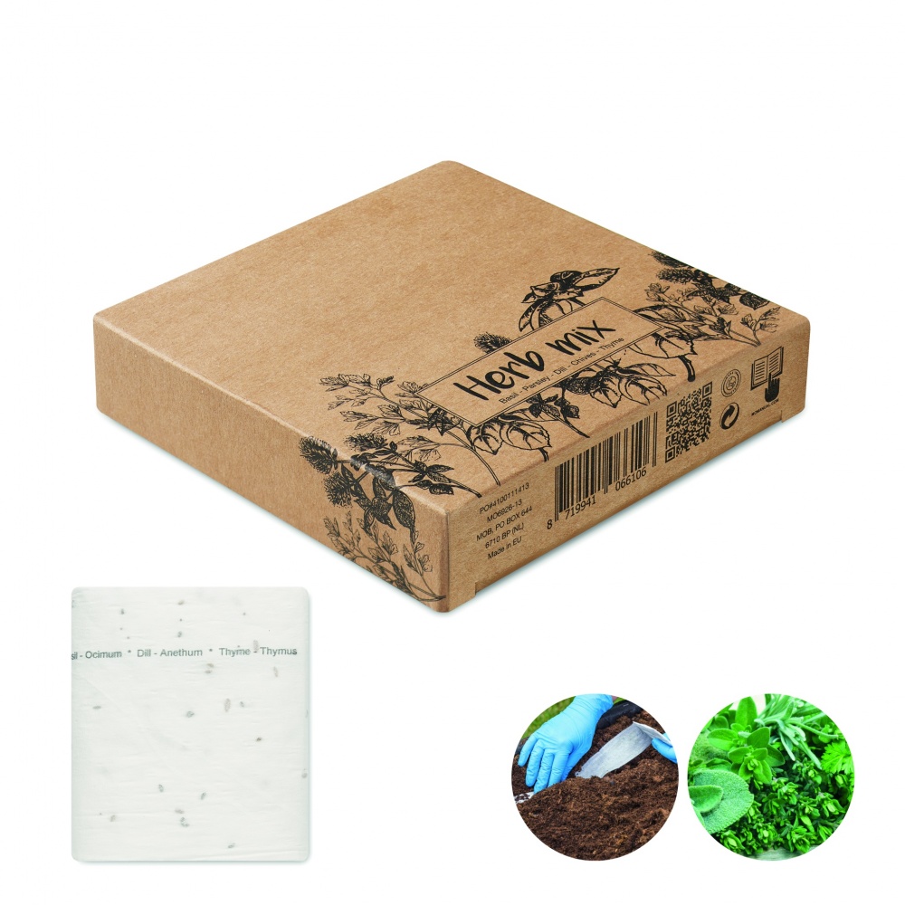 Logo trade advertising products picture of: Herb seeds tape 3 meter