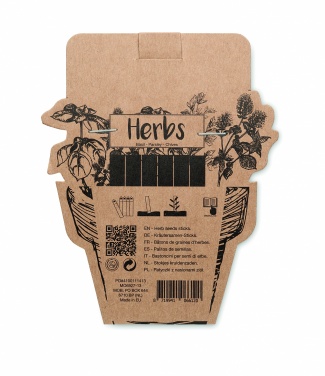 Logo trade promotional items image of: Herb seeds sticks