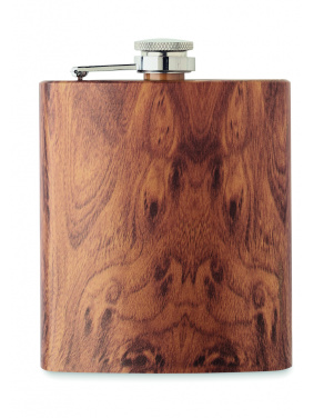 Logo trade advertising product photo of: Slim hip flask 190 ml