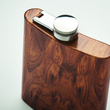 Logo trade promotional giveaway photo of: Slim hip flask 190 ml