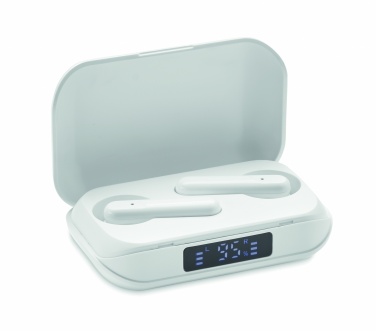 Logotrade business gift image of: Recycled ABS TWS earbuds