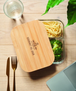 Logotrade business gifts photo of: Glass lunch box with bamboo lid