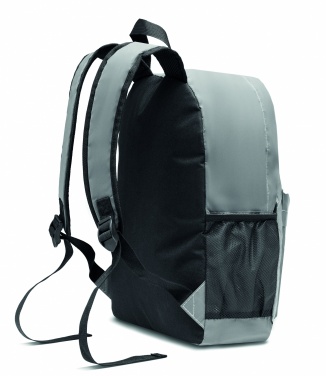 Logo trade promotional giveaways image of: High reflective backpack 190T