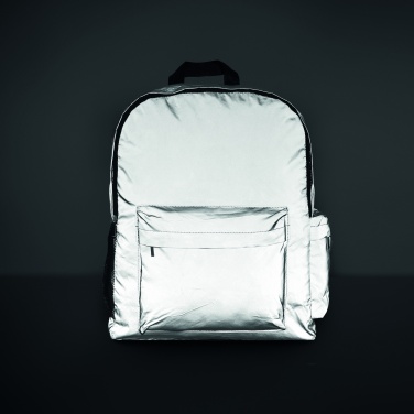 Logotrade promotional gift picture of: High reflective backpack 190T
