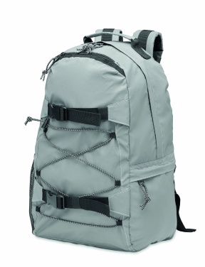 Logotrade promotional gift picture of: High reflective backpack 190T