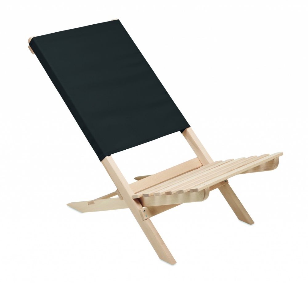 Logotrade promotional items photo of: Foldable wooden beach chair