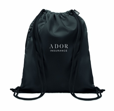 Logotrade promotional item picture of: Large drawstring bag 300D RPET