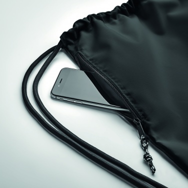 Logo trade advertising product photo of: Large drawstring bag 300D RPET