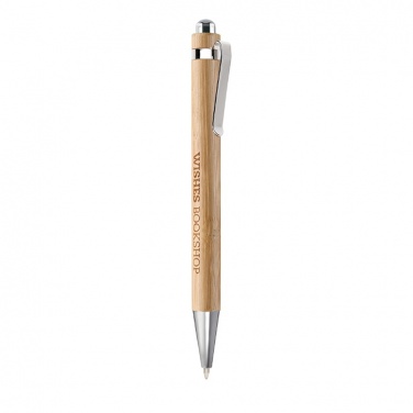 Logotrade advertising products photo of: Bamboo automatic ball pen