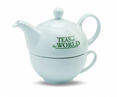 Logo trade promotional items picture of: Teapot and cup set 400 ml
