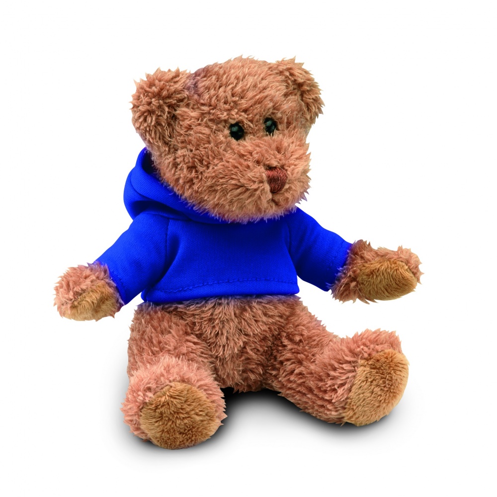 Logo trade promotional giveaways picture of: Teddy bear plus with hoodie