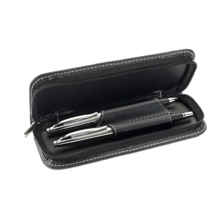 Logo trade corporate gift photo of: Ball pen and roller set