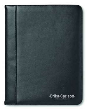 Logo trade promotional gift photo of: A4 leather conference folder