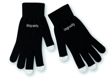 Logo trade business gifts image of: Tactile gloves for smartphones