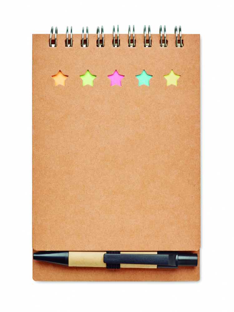 Logo trade promotional gifts picture of: Notepad with pen and memo pad