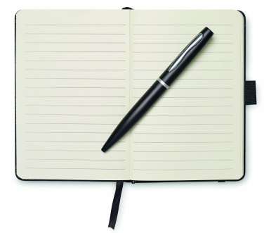 Logotrade promotional merchandise photo of: A6 notebook with pen 72 lined