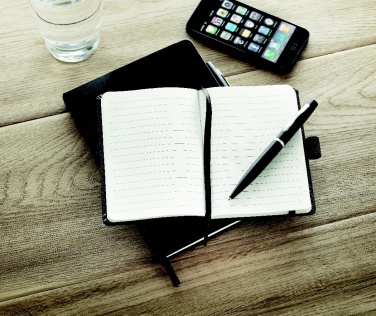 Logotrade business gift image of: A6 notebook with pen 72 lined