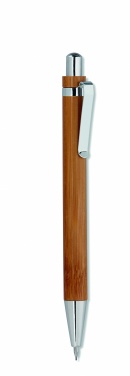 Logotrade advertising product image of: Bamboo pen and pencil set