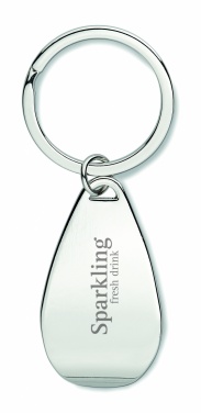 Logotrade advertising product picture of: Bottle opener key ring Tornio