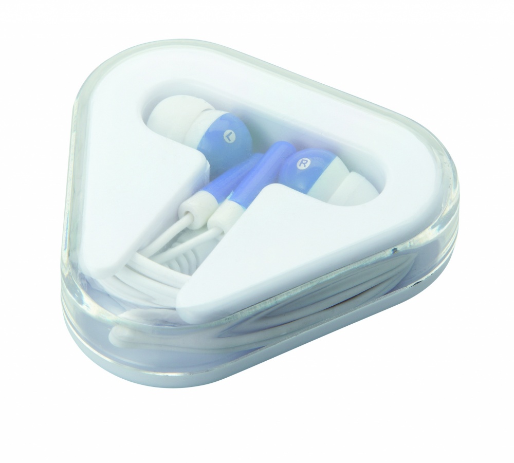 Logo trade promotional merchandise picture of: Earphones in PS case