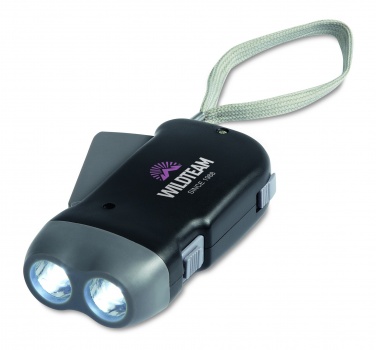 Logo trade advertising product photo of: 2 LED dynamo torch