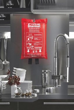 Logotrade advertising product image of: Fire blanket in pouch 100x95cm
