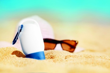 Logo trade promotional giveaways image of: 30 ml sunscreen lotion