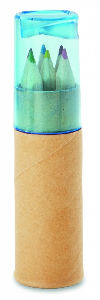 Logo trade corporate gift photo of: 6 coloured pencils