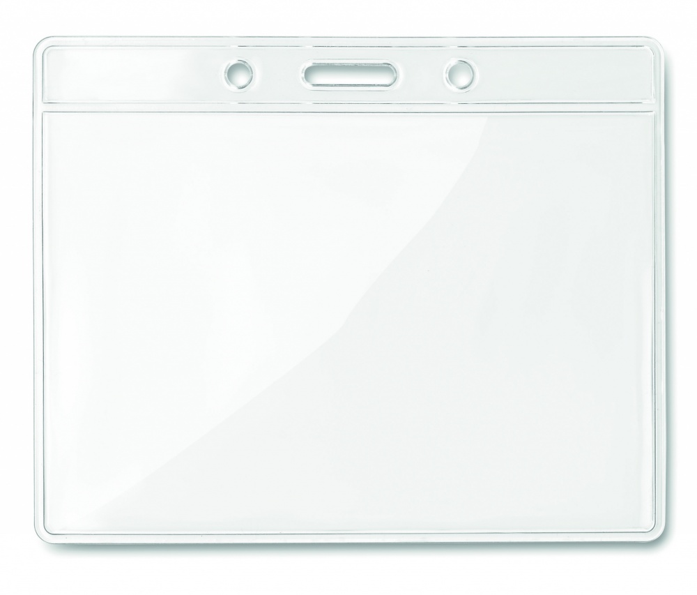 Logotrade advertising product image of: Transparent badge 10cmx8cm