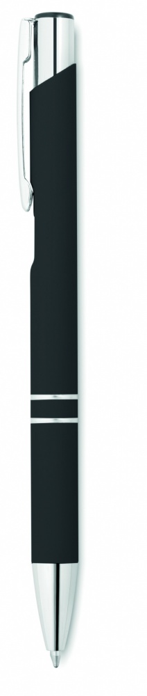 Logotrade advertising products photo of: Ball pen in rubberised finish