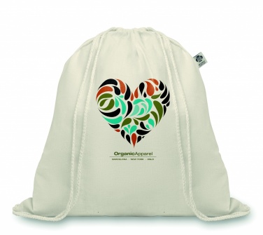Logo trade corporate gifts image of: 105gr/m² organic cotton bag
