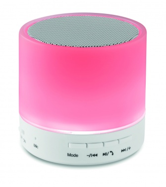Logotrade corporate gifts photo of: Round wireless speaker LED