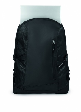 Logo trade promotional merchandise photo of: Polyester laptop backpack