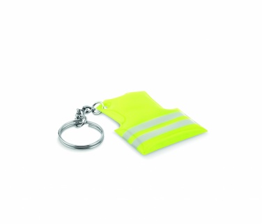 Logo trade corporate gifts image of: Key ring with reflecting vest Jekabpils