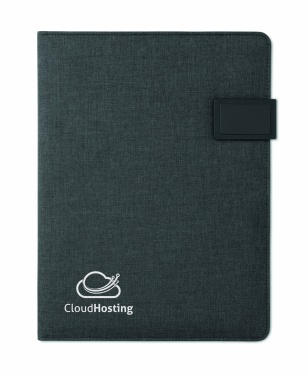 Logo trade business gifts image of: A4 folder with power bank