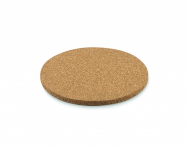 Logo trade promotional gifts image of: Round cork coaster
