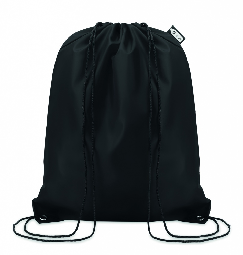 Logo trade advertising product photo of: 190T RPET drawstring bag