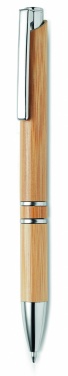 Logo trade promotional gift photo of: Bamboo automatic ball pen