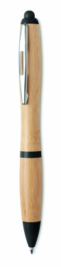 Logotrade corporate gift picture of: Ballpoint pen made of ABS and bamboo