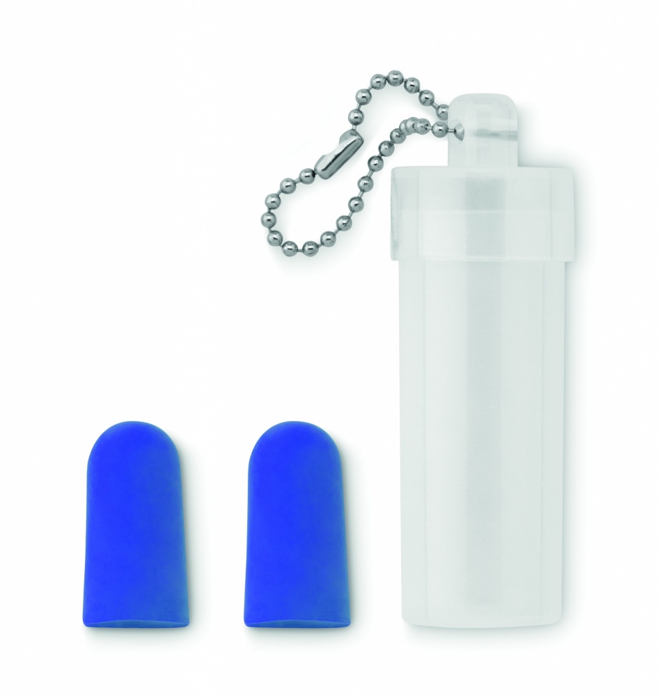 Logo trade promotional giveaways image of: Earplug set in plastic tube