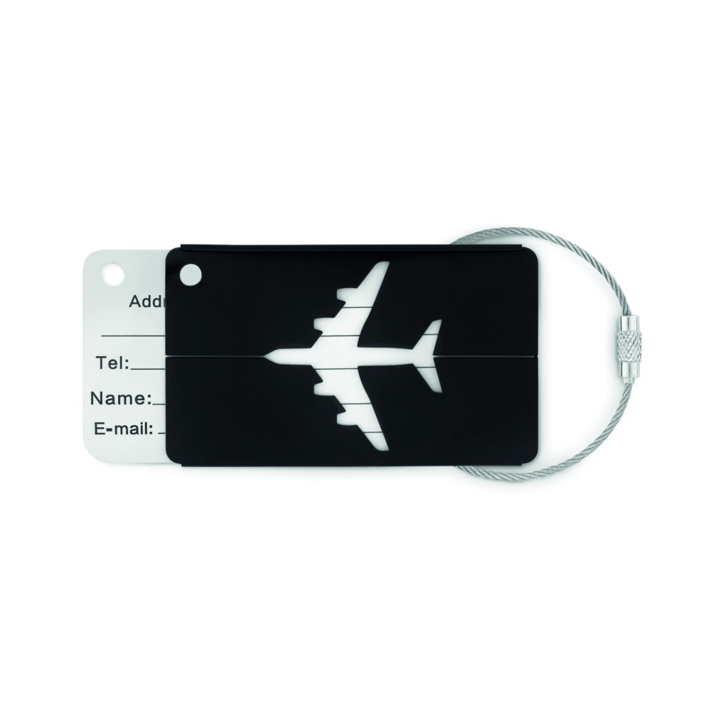 Logotrade advertising product image of: Aluminium luggage tag