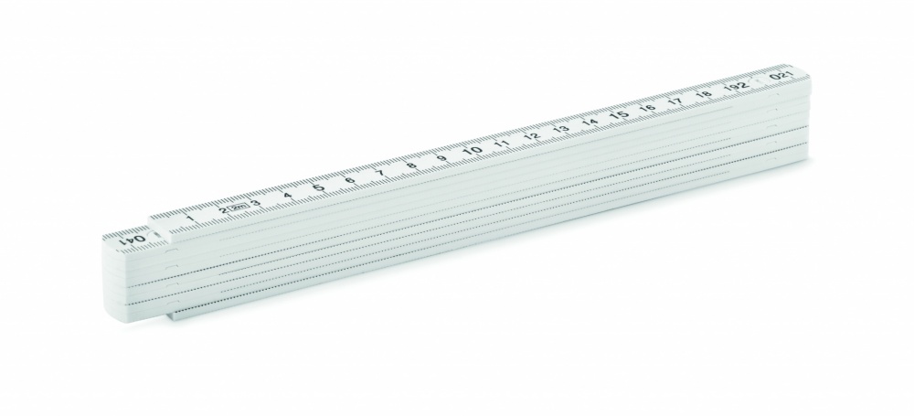 Logo trade advertising product photo of: Folding ruler 2m