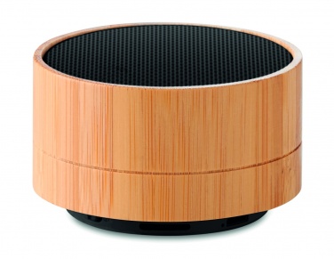 Logotrade promotional item image of: 3W Bamboo wireless speaker