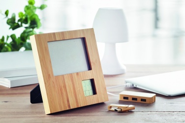 Logotrade advertising product image of: Photo frame with weather statio