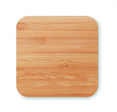 Logotrade business gift image of: Bamboo wireless charge pad 5W