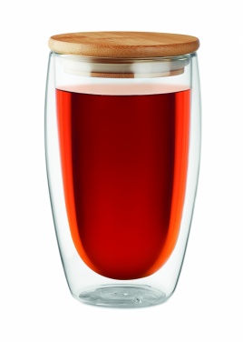 Logotrade advertising products photo of: Double wall  glass 450 ml Frankfurt